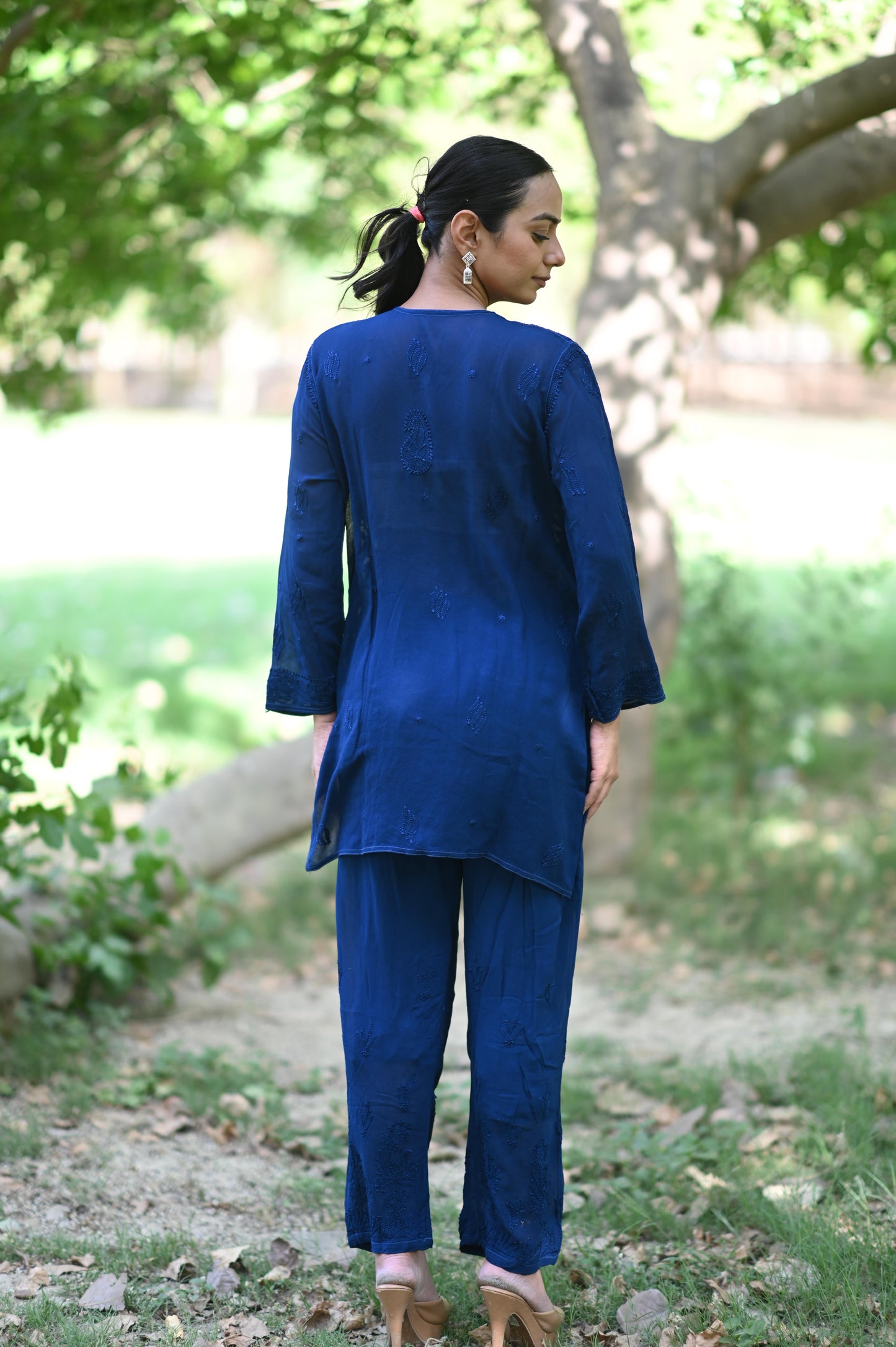 Pure Viscose Exclusive Chikankari Cord Set