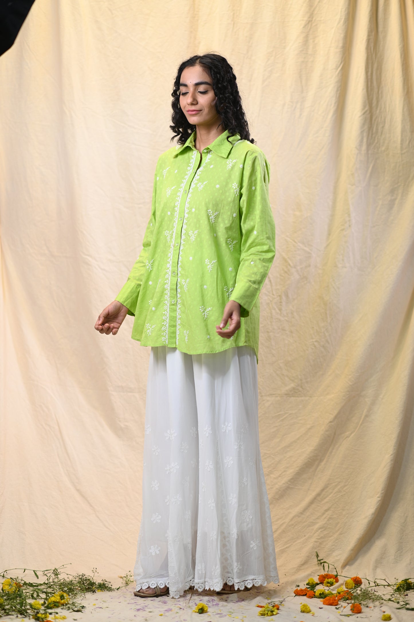 Cotton Chikankari Chic Shirts