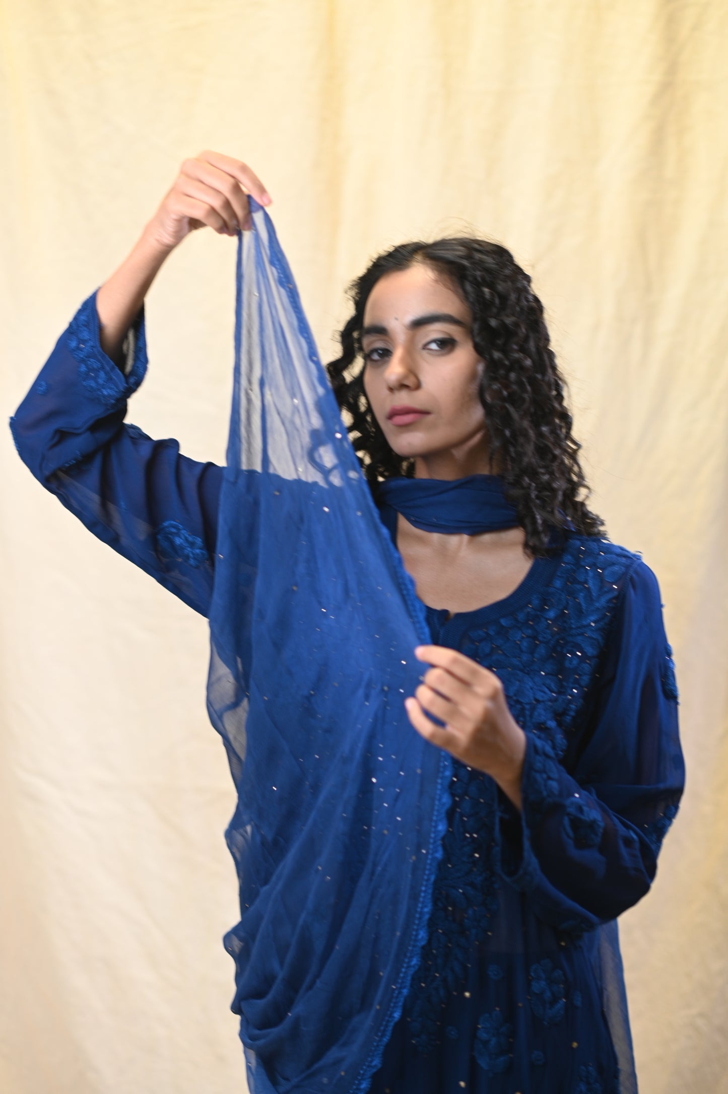 Viscose Chikankari Mukaish Exclusive 3pc Set