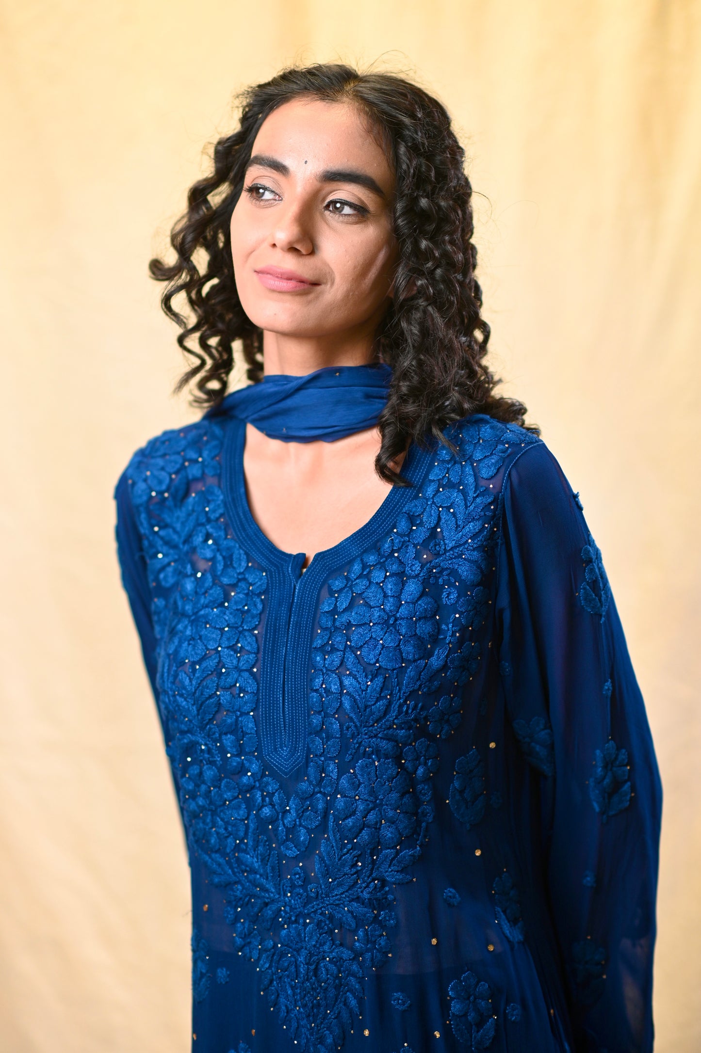 Viscose Chikankari Mukaish Exclusive 3pc Set