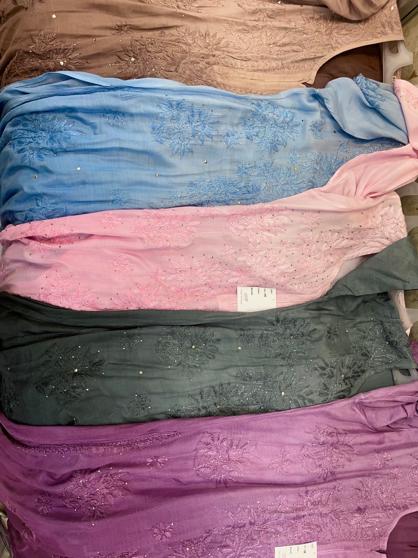 Fiza Chikankari Exclusive Muslin Plazo 2pc Set