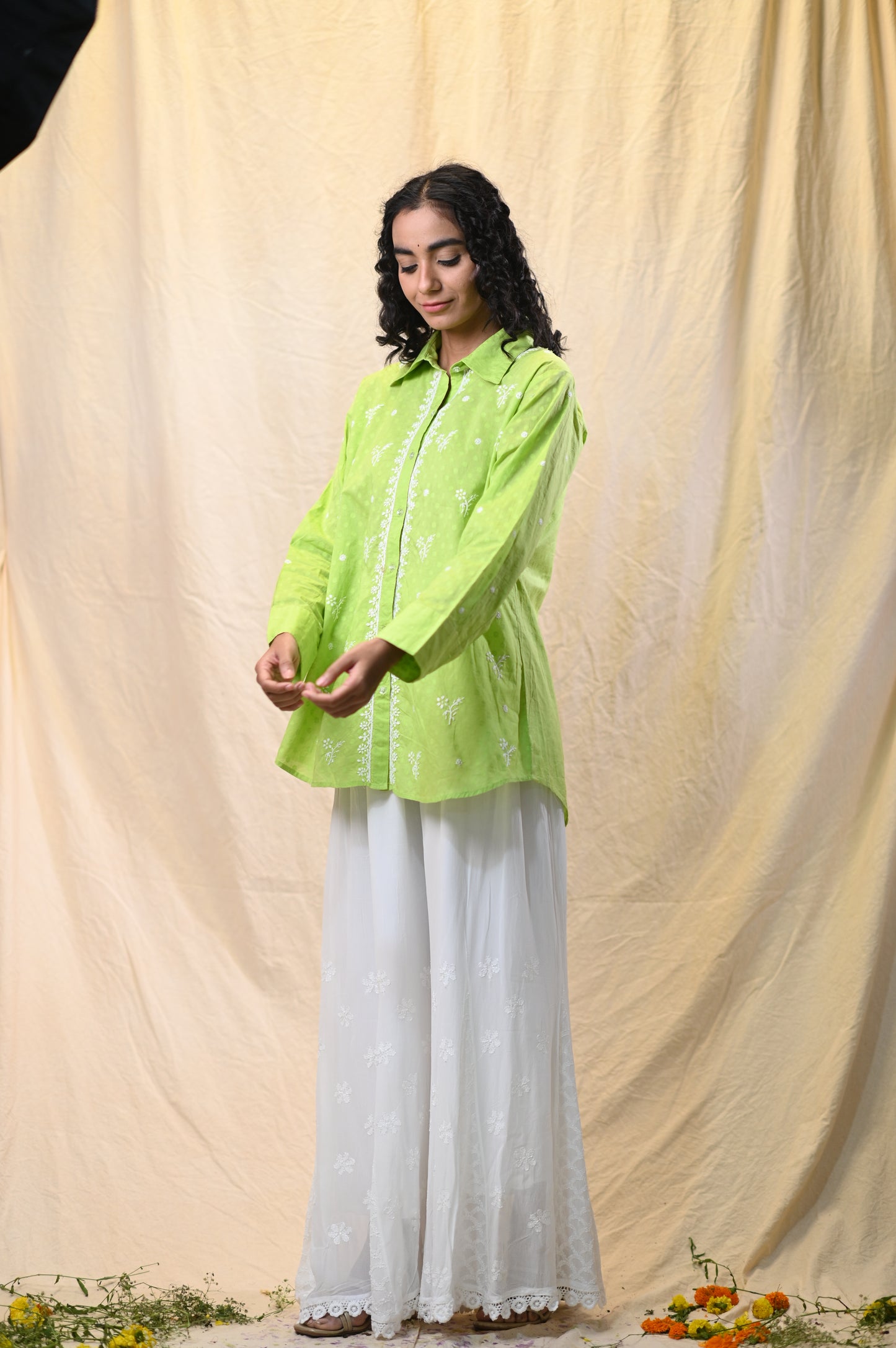Cotton Chikankari Chic Shirts