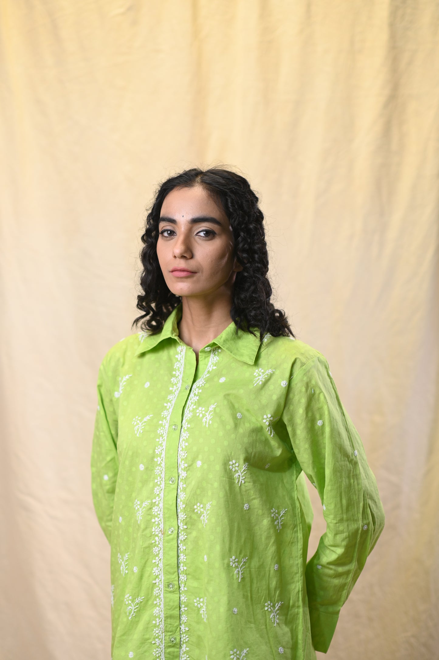 Cotton Chikankari Chic Shirts